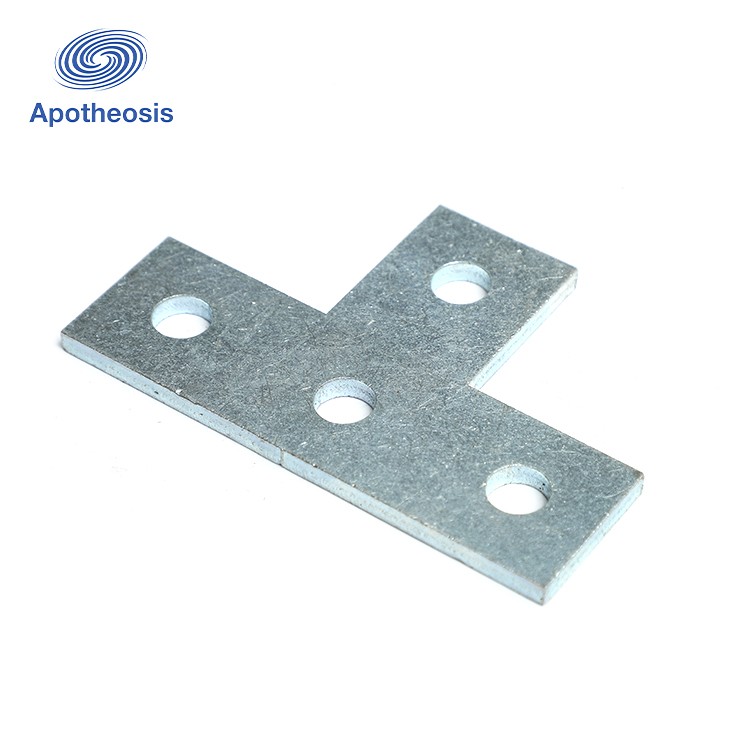 T Type Four Holes Flate Plate Fitting