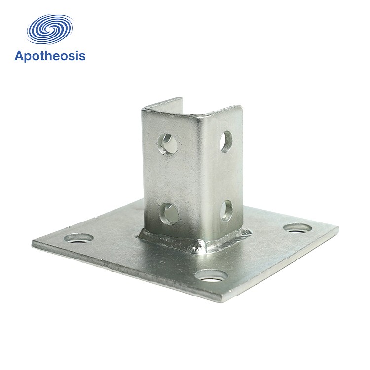 Steel Square Post Base Conncetor